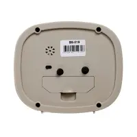 Будильник "Медежонок", плавный ход,  12.5х10.5 см, бежевый