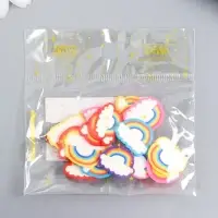 Декор для творчества PVC "Радуга и облако" набор 20 шт 0,2х2х1,7 см