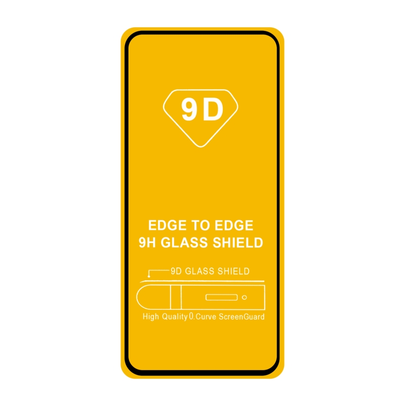 Защитное стекло Xiaomi Note 10/10S с рамкой 9H Full Glue без упаковки (25 шт./уп.)