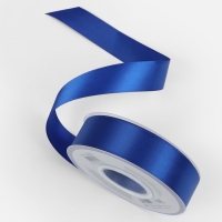 Лента атласная двухсторонняя №0329 25мм*25&plusmn;1м синий TR
