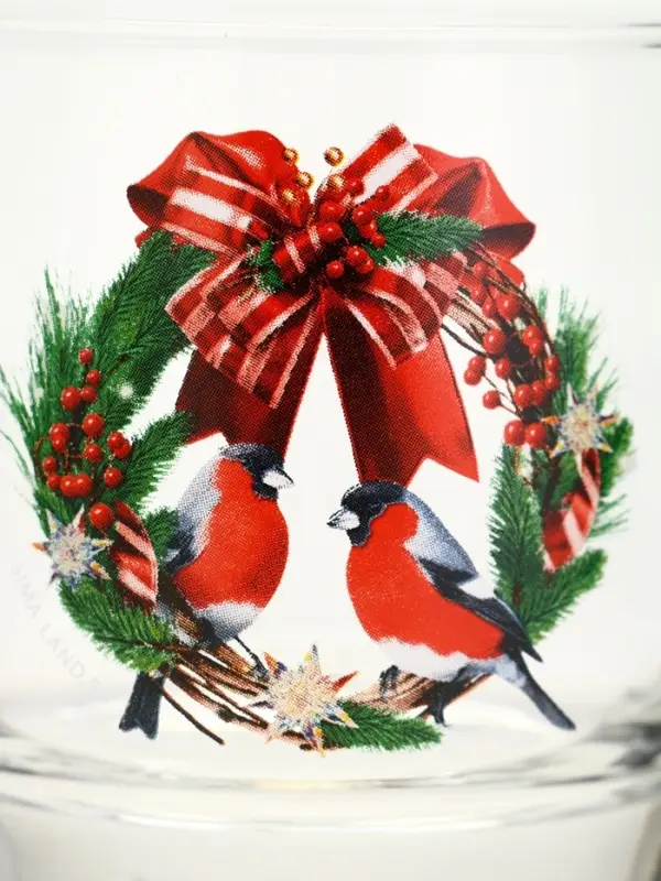 Стаканы &laquo;Новогодний&raquo;, 310 мл, подарочный набор 4 шт.