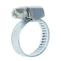 Хомут червячный ZEIN engr, несквозная просечка, диаметр 12-22 мм, ширина 9 мм, оцинкованный