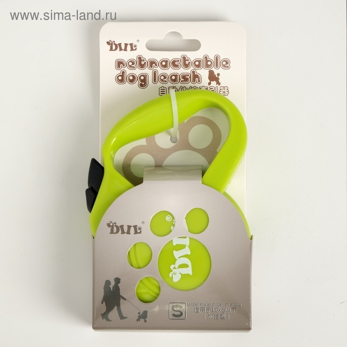 Рулетка DIIL, 3 м, до 10 кг, лента, зелёная