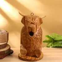 Сувенир "Бычок" дерево Джампинис 13х12х26 см