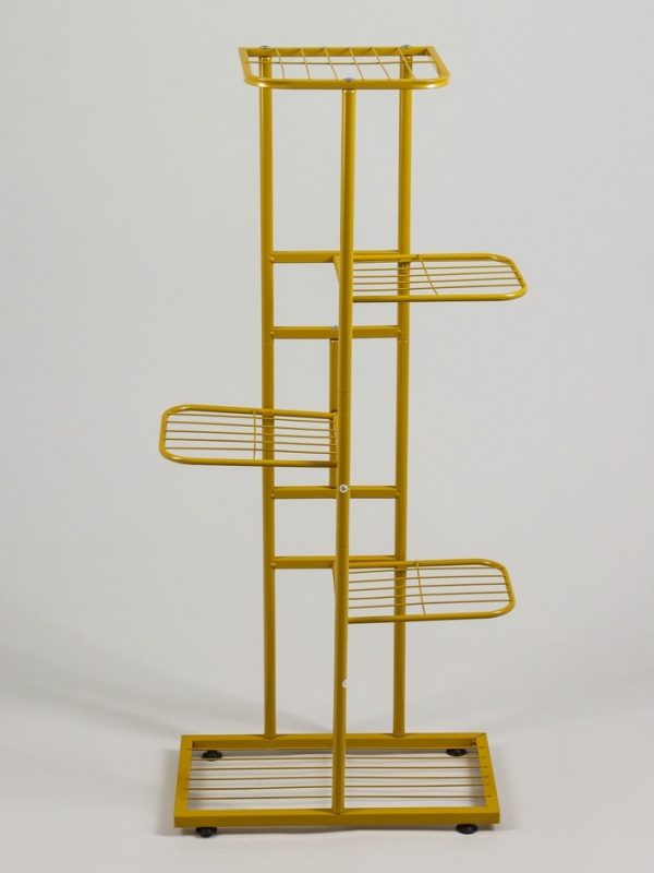 Подставка для цветов Greengo, 5 полок, 44 &times; 22 &times; 95 см, напольная, металл, цвет золотой