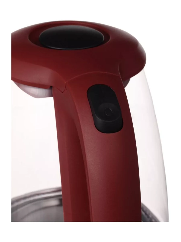 Чайник HYK-G1002 1.7л. 2200Вт бордовый