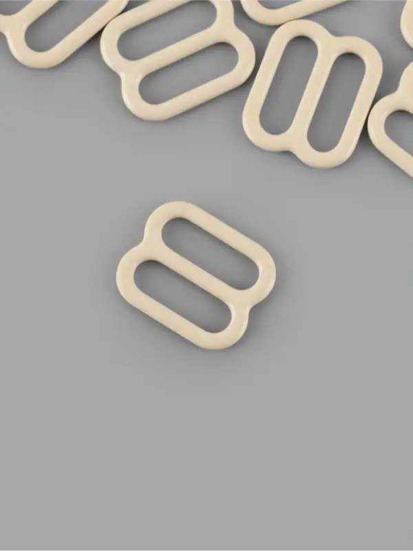 Регулятор для бретелей, металлический, 10 мм, 20 шт., бежевый