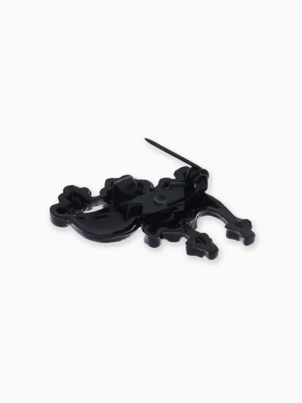 Брошь &laquo;Собачка&raquo; пудель, цвет МИКС в чёрном металле (неделимая фасовка 12 шт., цена за шт.)