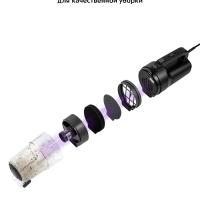 Пылесос для дома вертикальный ручной КТ-5142 (2 в 1) 400 Вт