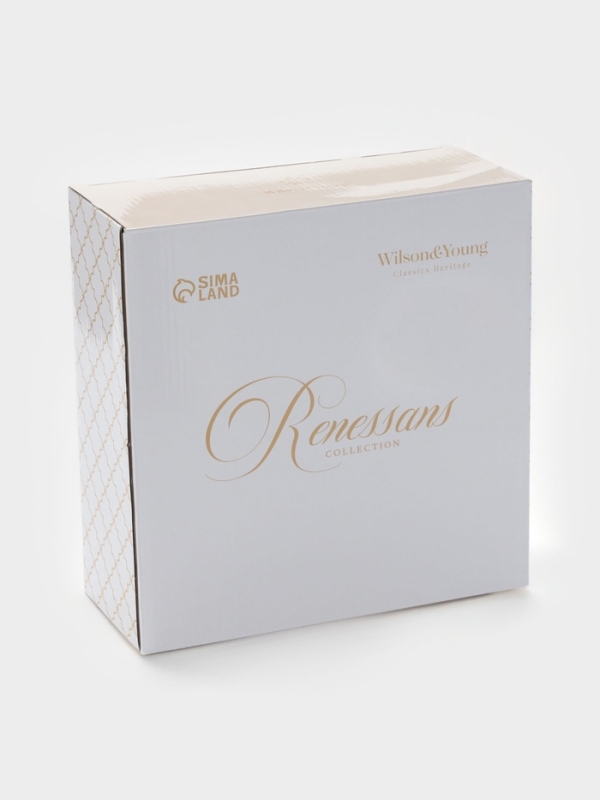 Тарелки глубокие WY Renessans, 850 мл, d=22.5 см, фарфор, белые