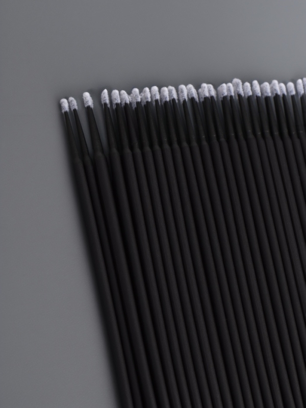 Микробраши для наращивания и ламинирования ресниц, набор - 50 шт, 9,5 см, цвет чёрный