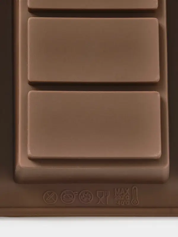 Форма для дубайского шоколада 6 плиток "Квадраты, полосы, пирамиды" 27,5x17x2 см