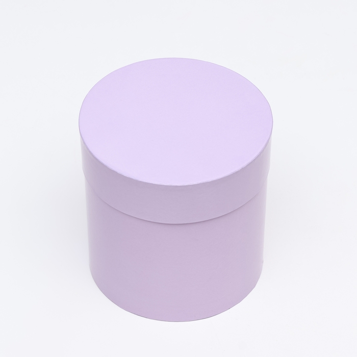 Набор круглых коробок 5в1 Сирень перламутровая", 20 &times; 20 ‒15 &times; 15 см