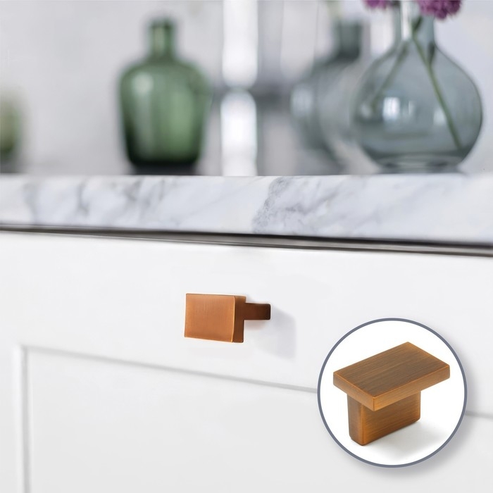 Ручка мебельная CAPPIO RT202, цвет кофе, 8 шт.