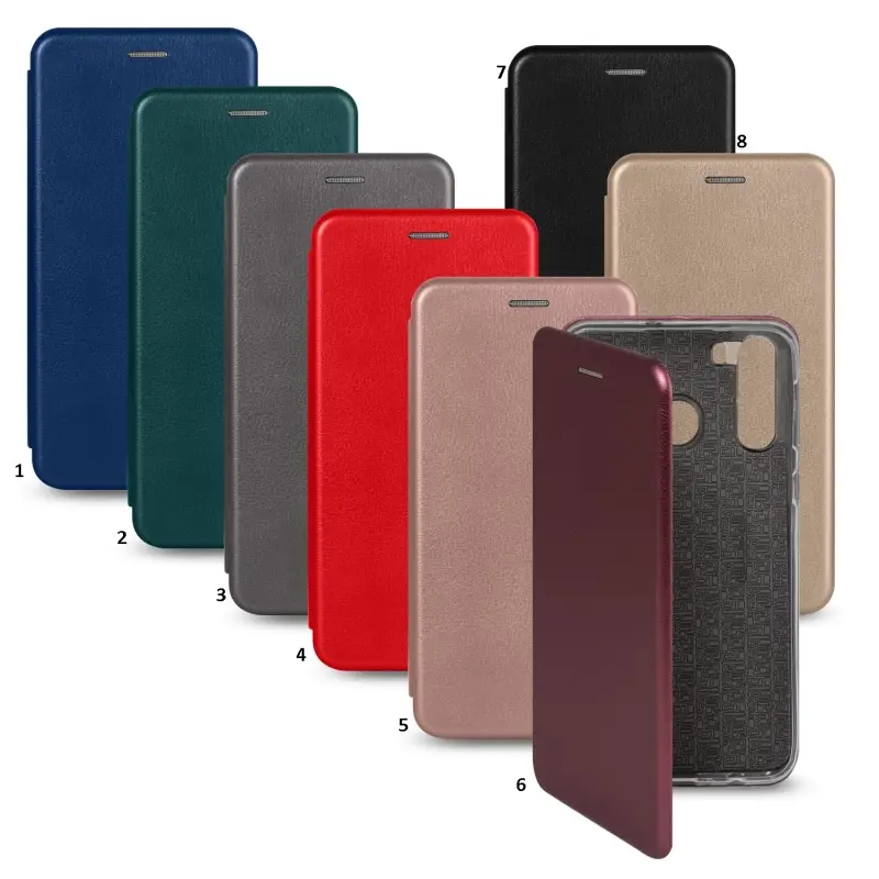 Чехол-книжка Samsung A21 цвета в ассортименте