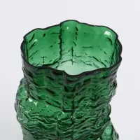 Ваза &laquo;Гоэтано&raquo;, 24.5&times;13 см, стекло, зелёная