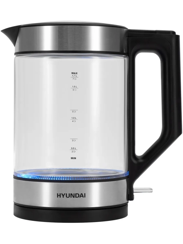 Чайник HYK-G3509 1,7л 2200Вт черный (стекло)