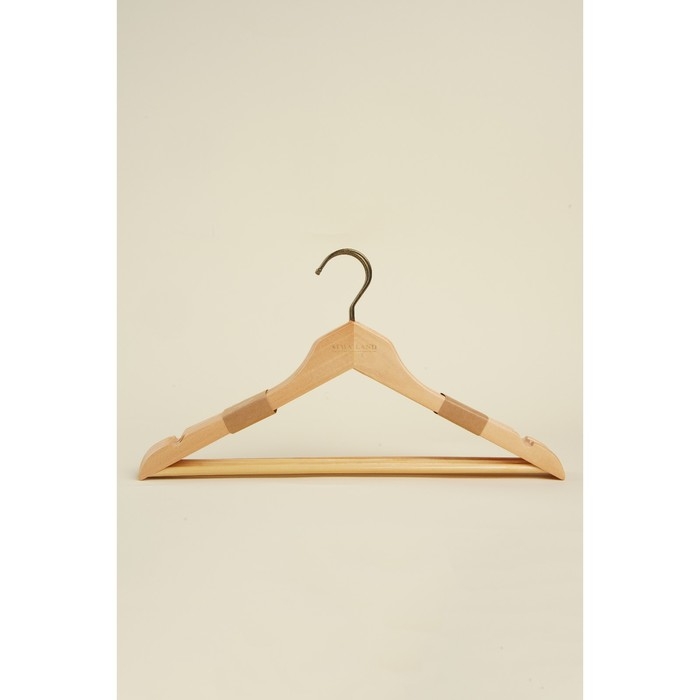 Плечики - вешалки для одежды SL Home, 4 шт, дерево лотос, 44&times;24,5 см