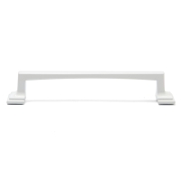 Ручка-скоба CAPPIO RSC038, цинк, м/о 128 мм, цвет белый, 4 шт.