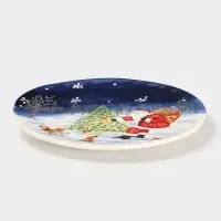 Тарелка "Новогодняя ночь" 22,5х22,5х2 см