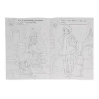 CYBER anime coloring book