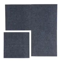 Самоклеящийся ковролин 30х30см, темно-серый