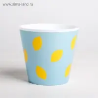 Набор кашпо для цветов 3 в 1 &laquo;Фрукты&raquo;, 0,8 л, 11 х 12 см