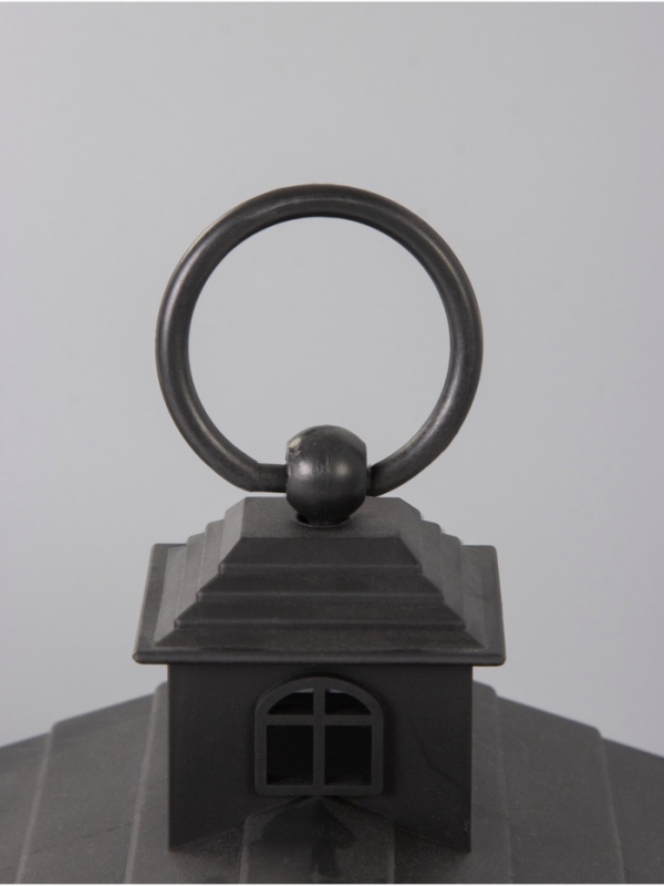 Светодиодная свеча в подсвечнике RISALUX &laquo;Дом со свечами&raquo;, LED-ночник, 1.5 Вт, 3&times;ААА, 11&times;18&times;30 см