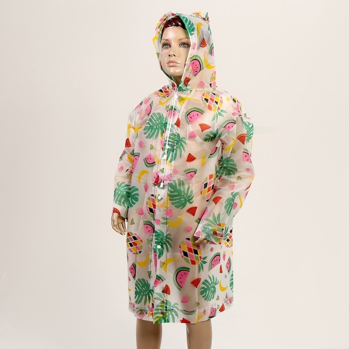 Дождевик детский &laquo;Тропики&raquo;, рост 125-155 см