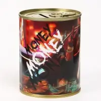 Копилка металлическая, 9.5 см&times;7.5 см&times;7.5 см, Человек-паук