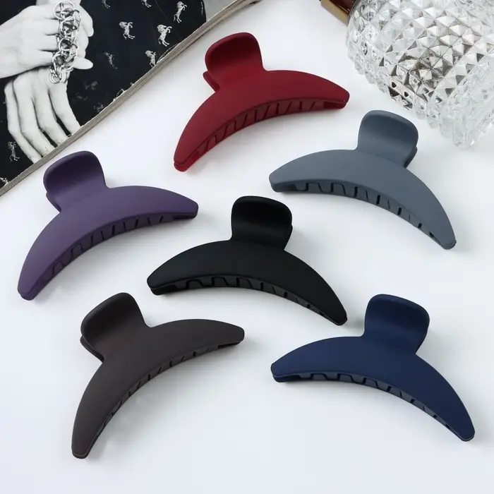 Крабик для волос &laquo;Леона&raquo;, дуга классика матовый, 8 см, МИКС