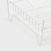 Сушилка для тарелок и кружек с поддоном 39*25*12 см, цвет белый