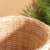 Корзина плетеная 26x26x25 см, ротанг