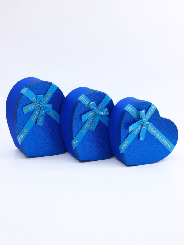 Набор коробок 3 в 1 сердца 31 х 27 х 13,3; 28 х 25 х 11,7; 26 х 23 х 10,3 см