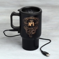 Термокружка с USB &laquo;Сильному духом&raquo;, 450 мл