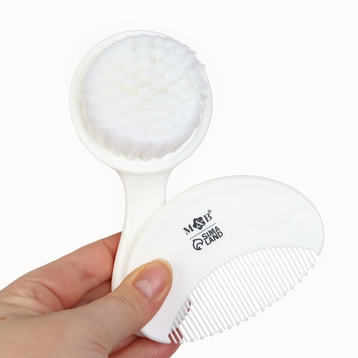 Набор для ухода за волосами &laquo;Зебра&raquo; (щетка+ расческа)