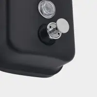 Диспенсер для жидкого мыла St&ouml;lz, механический, 800 мл, нержавеющая сталь, чёрный