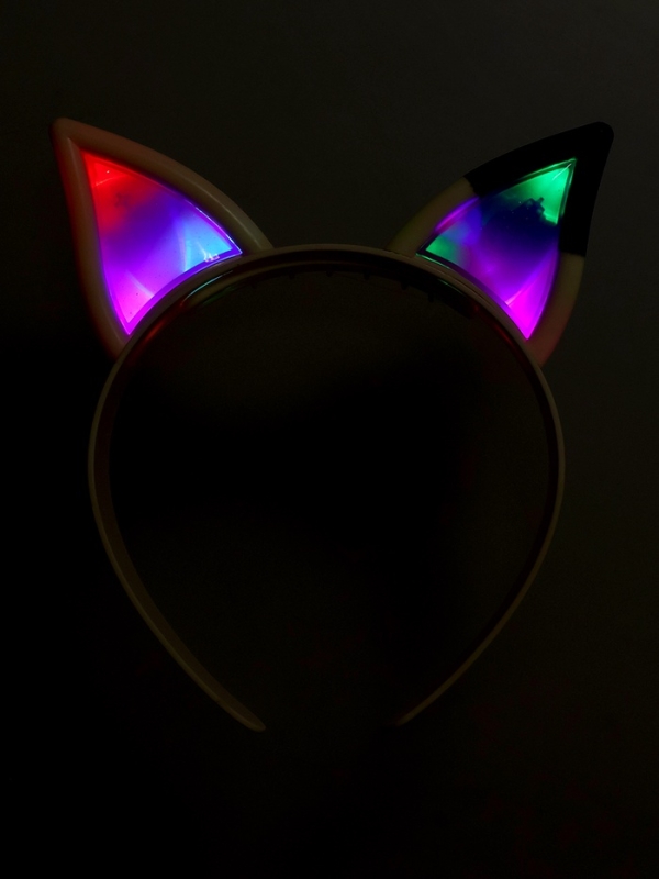 Светящийся ободок &laquo;Супер-ушки&raquo;, свет