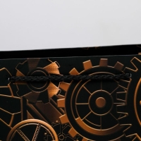 Пакет подарочный ламинированный вертикальный, упаковка, Steel, ML 23 х 27 х 11,5 см