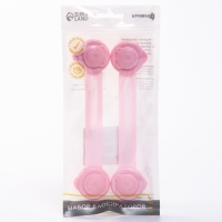 Набор блокираторов для дверей и ящиков, универсальные, гибкие, 2 шт., цвет МИКС, Крошка Я