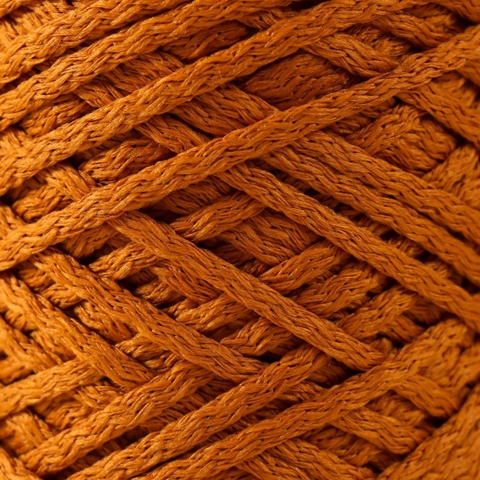 Шнур полиэфирный без сердечника 5 мм 100м/210г (+/- 5%)  бронза-1057