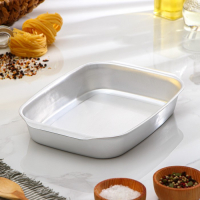 Противень алюминиевый, 29&times;21 см, цвет серебряный