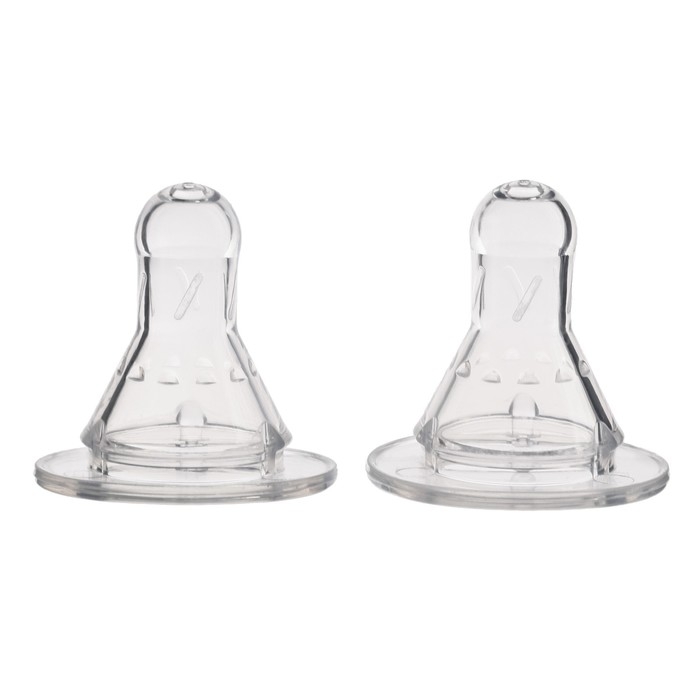 Соска на  бутылочку, антиколиковая, от 3 мес., классическое горло,  средний поток, №1,  2 шт.