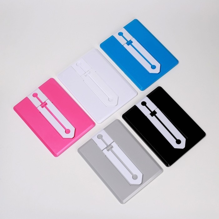 Зеркало настольное - подвесное, зеркальная поверхность 13,5 &times; 18,5 см, цвет МИКС