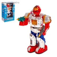 Робот &laquo;Уран-3000&raquo;, световые эффекты, русская озвучка, работает от батареек