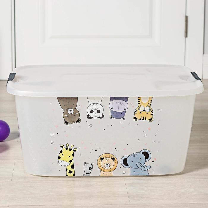 Бокс на колёсиках &laquo;Детский. Универсальный&raquo;, 46 л, цвет МИКС