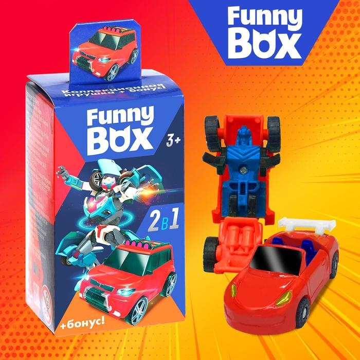 Набор для детей Funny Box &laquo;Трансформеры&raquo; Набор: карточка, фигурка, лист наклеек, МИКС