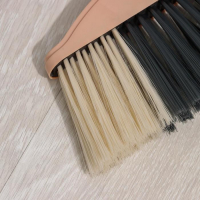 Щётка для пола: совок 24&times;25&times;81 см, щётка 24 см, цвет персиковый