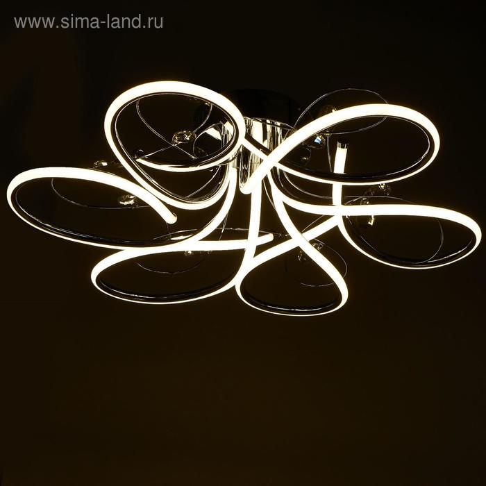 Светильник c ПДУ 69539/1 LED 102Вт диммер хром 71х71х17 см BayerLux