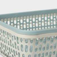 Корзина для хранения, 35&times;25&times;12 см, цвет МИКС